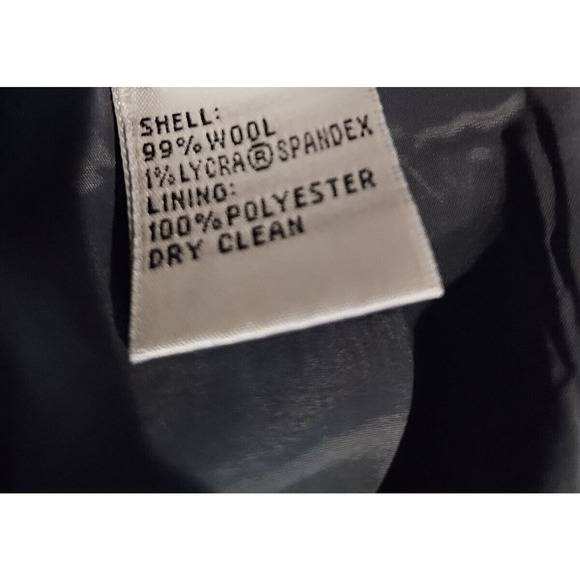 Talbots Skirt Womens 12 Large Gray Midi A-Line Wool Lined Zipper Stretch Career - Picture 6 of 6